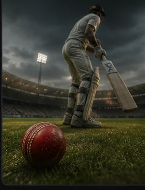 Cricket betting market at 558h - batsman at the crease